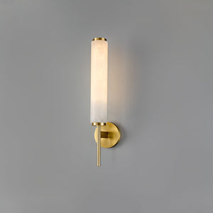 Alabaster Column Sconce