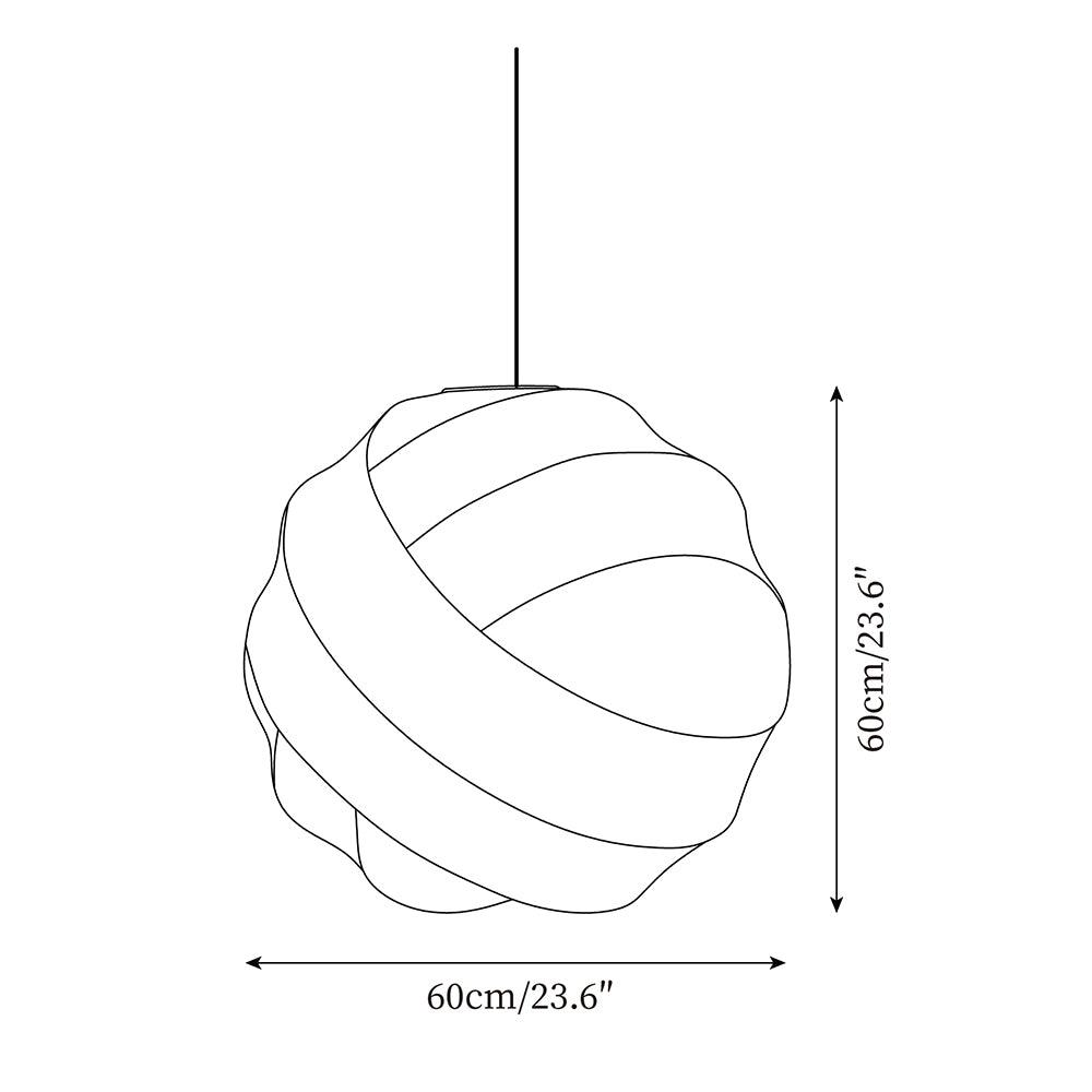 Luna Silk Orb Pendant