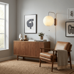 Sculpted Arc Wall Sconce