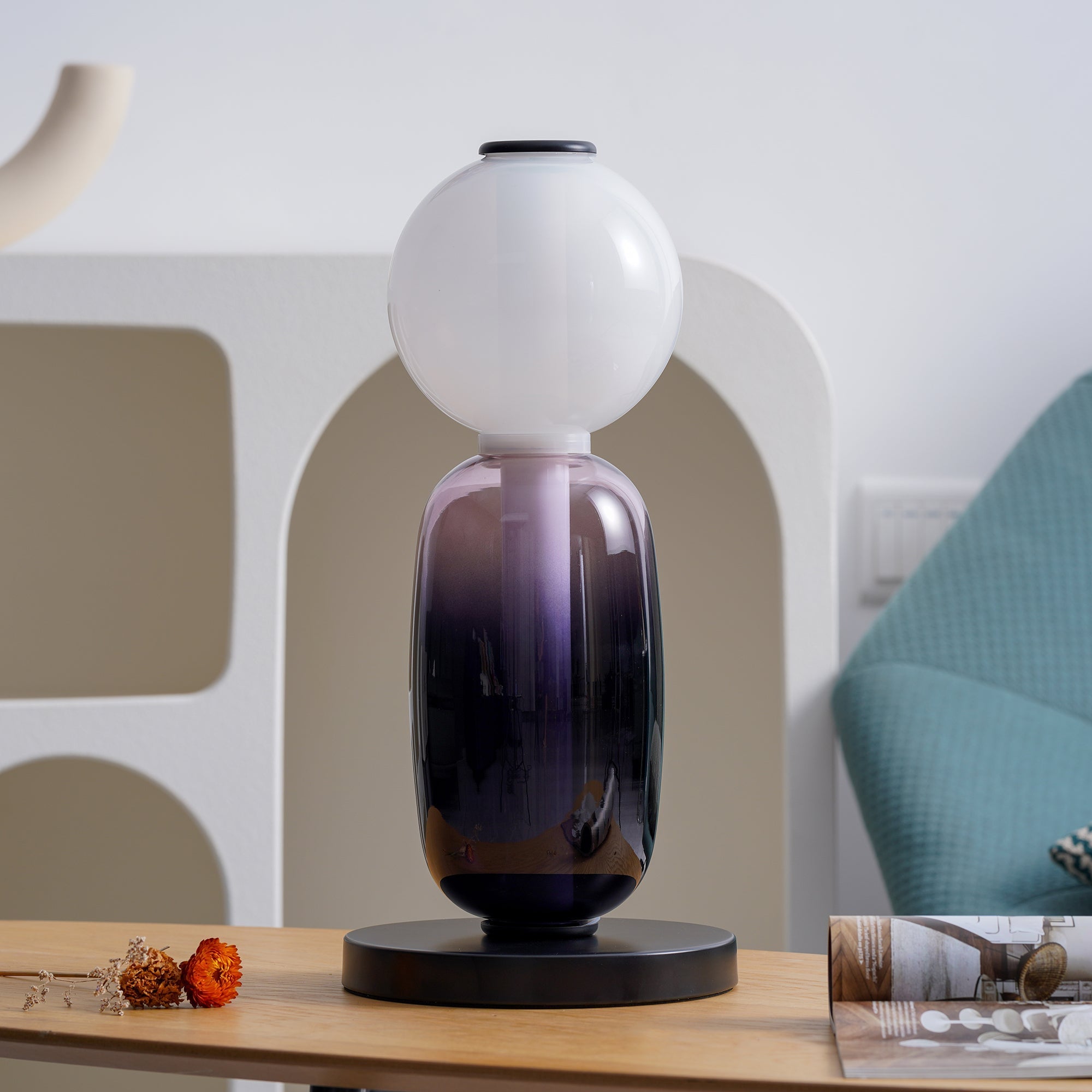 Halo Glass Table Lamp
