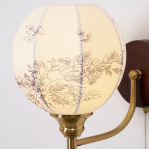 Pleated Vintage Wall Sconce