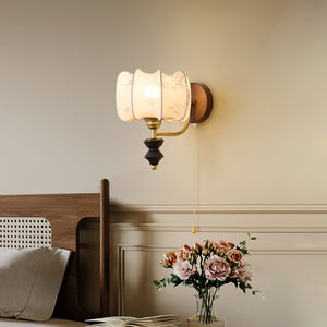 Pleated Vintage Wall Sconce