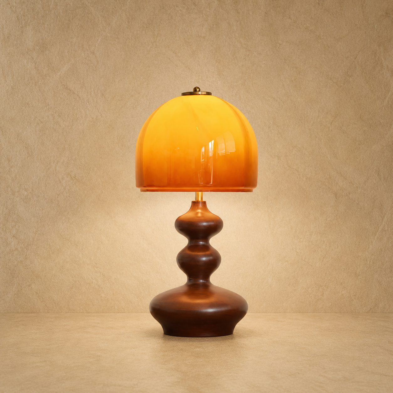 Amber Glow Table Lamp