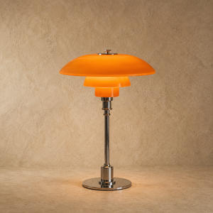 Amber Mushroom Lamp