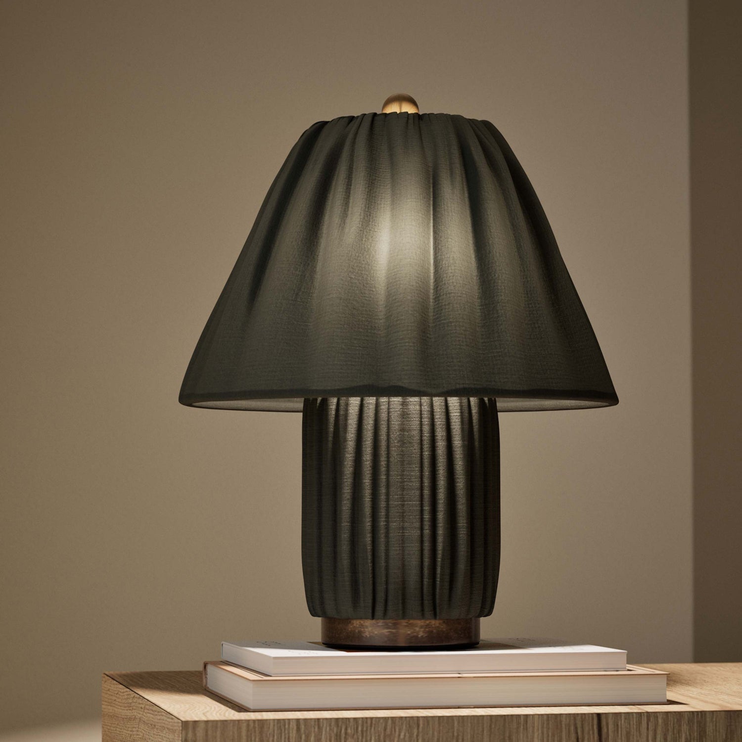 Pleated Glow Table Lamp