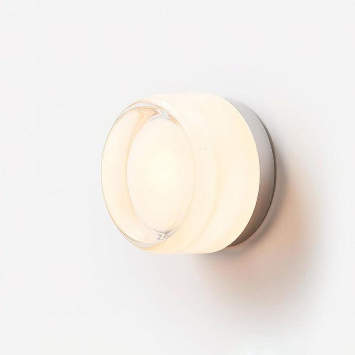 Rounded Glass Wall Sconce