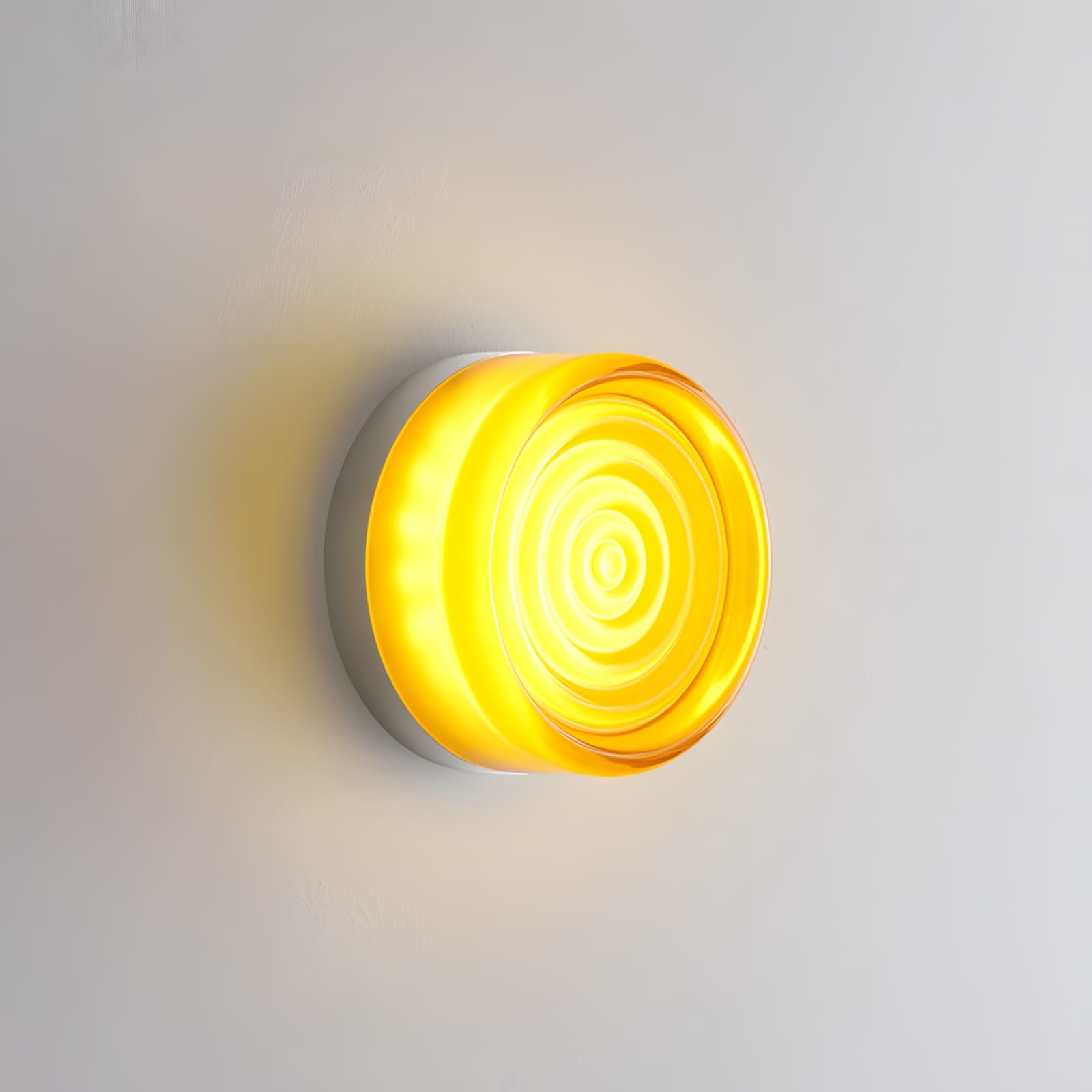 Rounded Glass Wall Sconce