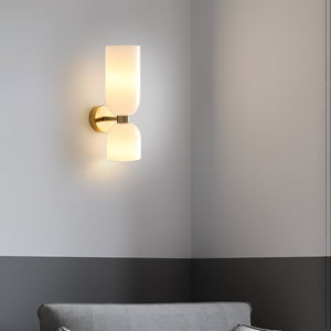 Dual Glass Wall Sconce