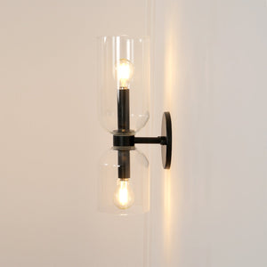 Dual Glass Wall Sconce