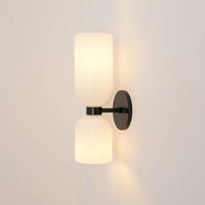 Dual Glass Wall Sconce
