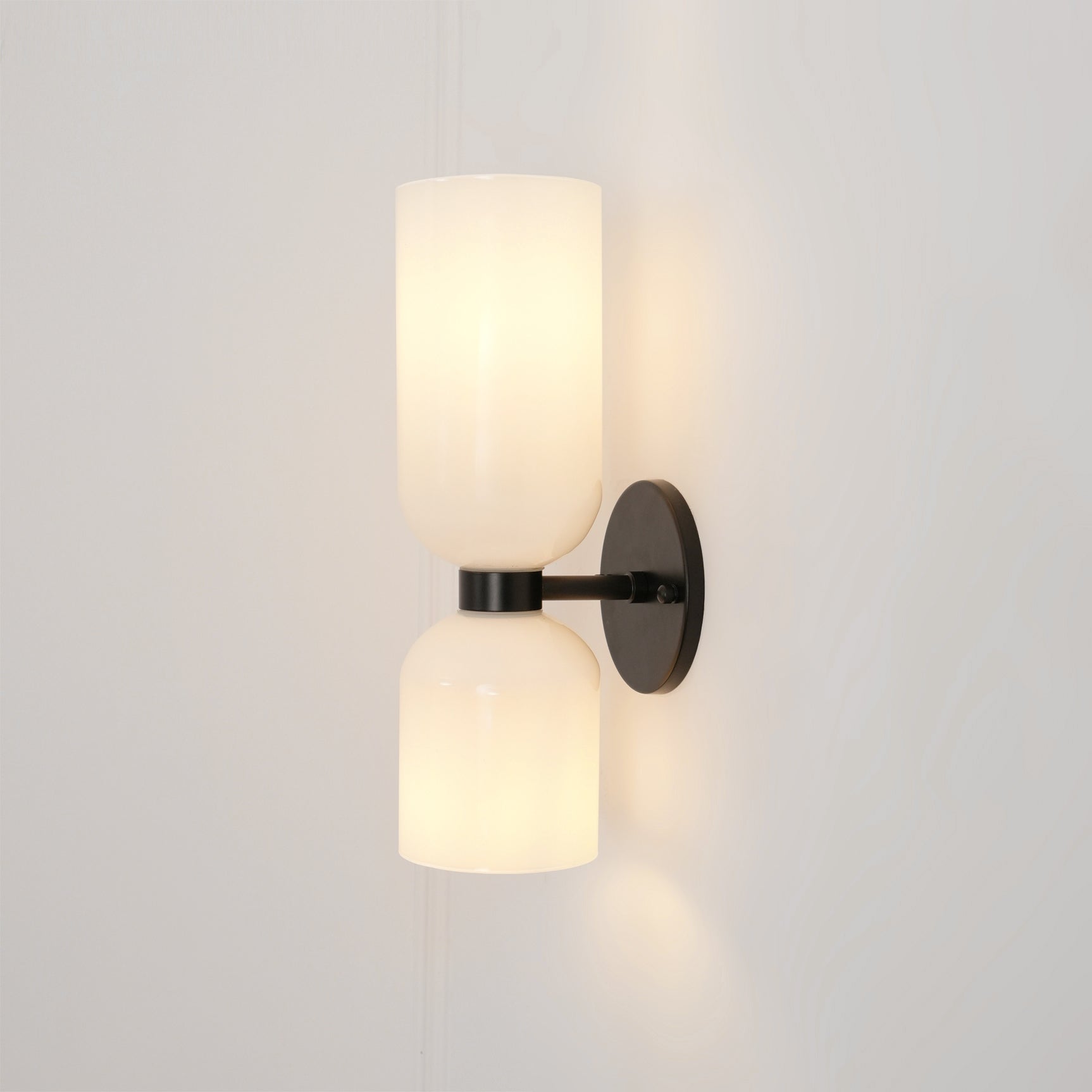 Dual Glass Wall Sconce