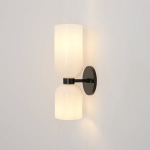 Dual Glass Wall Sconce