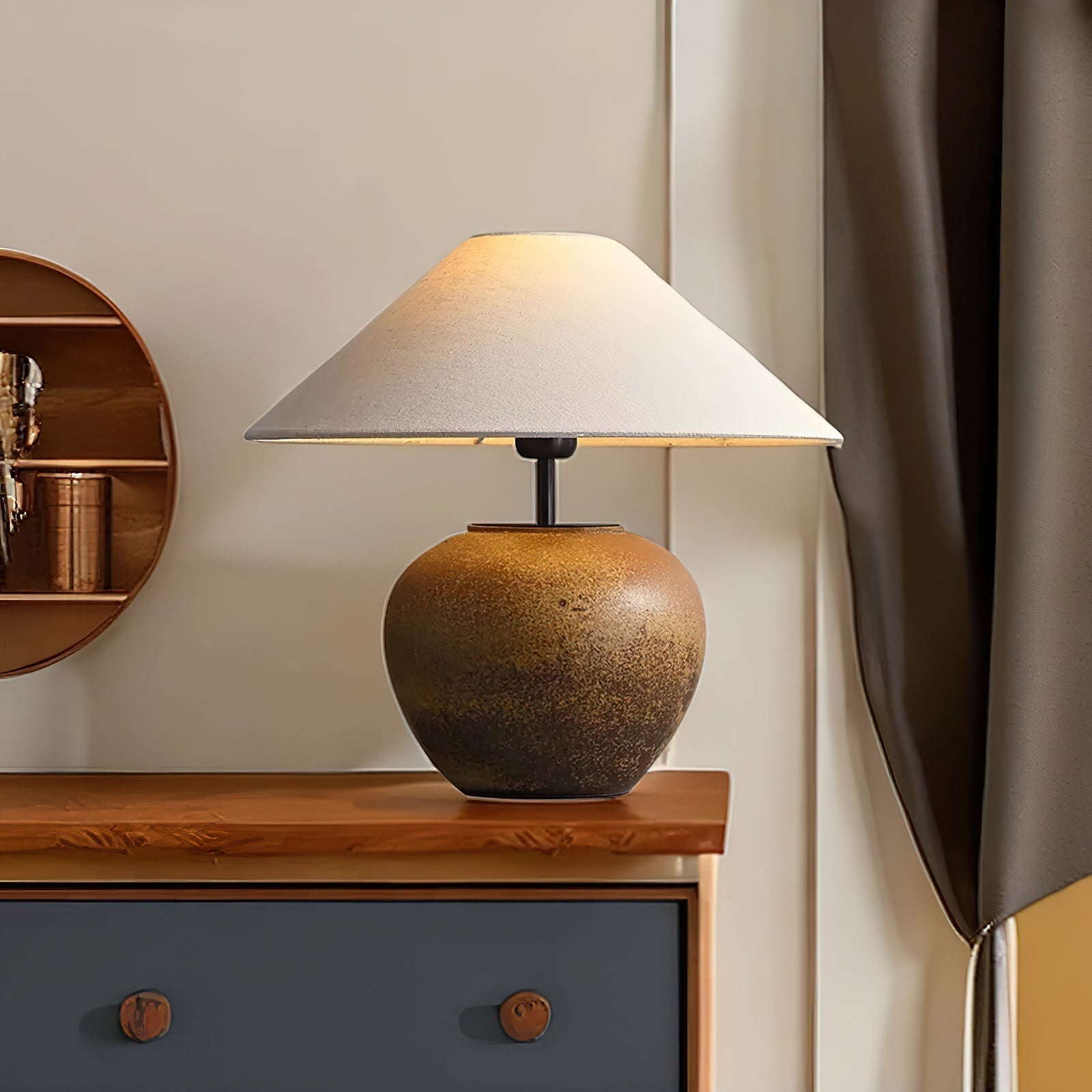 Ceramic Curve Table Lamp