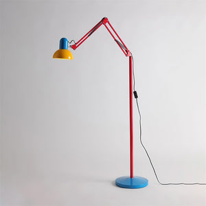 Soliva Geometric Floor Lamp - Yellow & Blue & Red