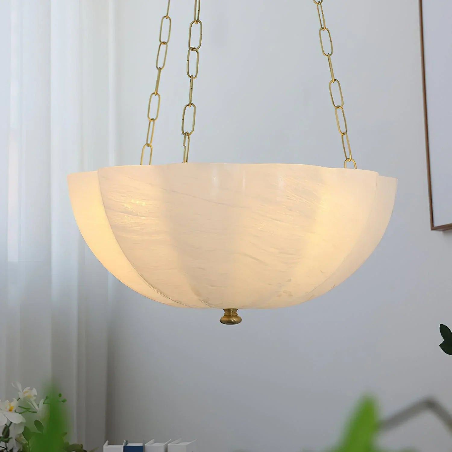Frosted Bowl Pendant