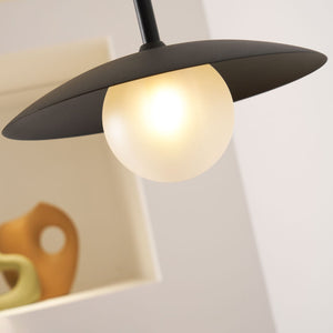 Frosted Globe Sconce