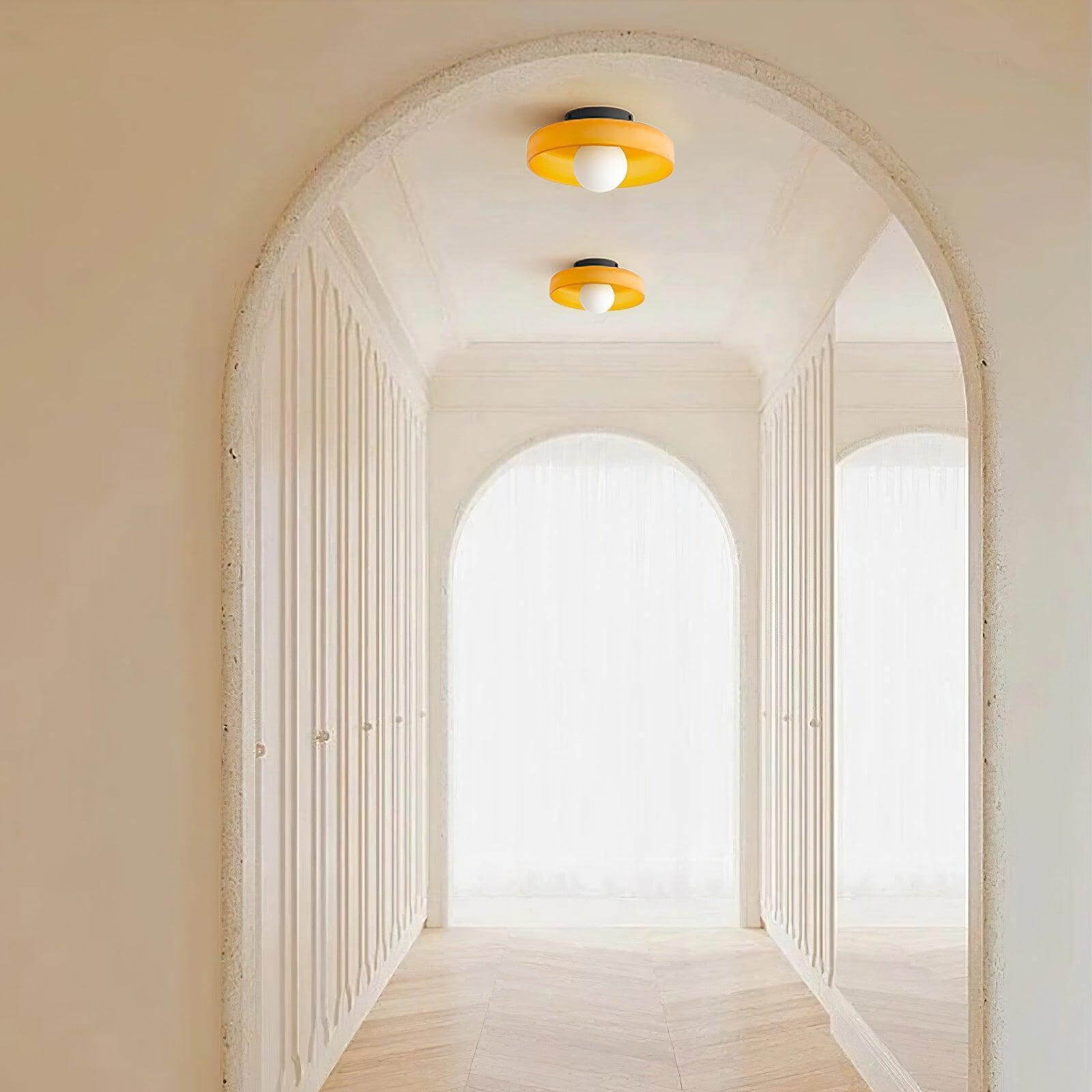 Nested Globe Flush Light