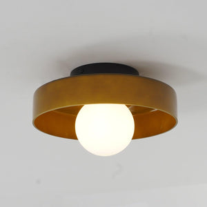 Nested Globe Flush Light