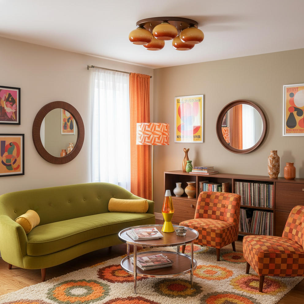 Amber Cluster Ceiling Light