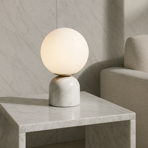 Marble Globe Lamp