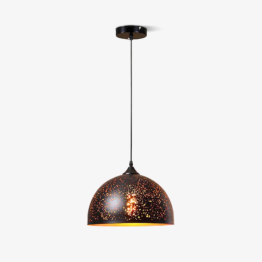 Perforated Ember Pendant