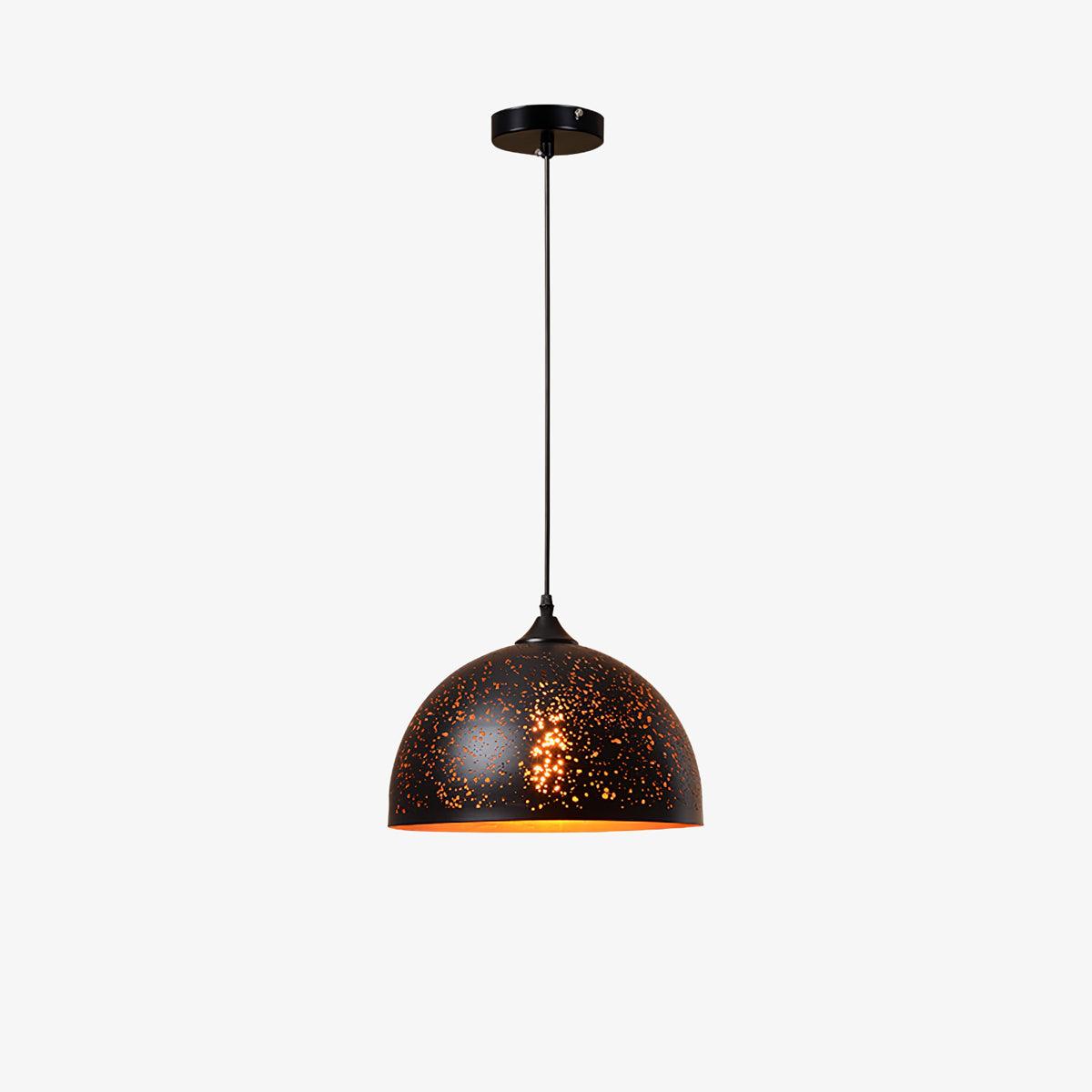 Perforated Ember Pendant