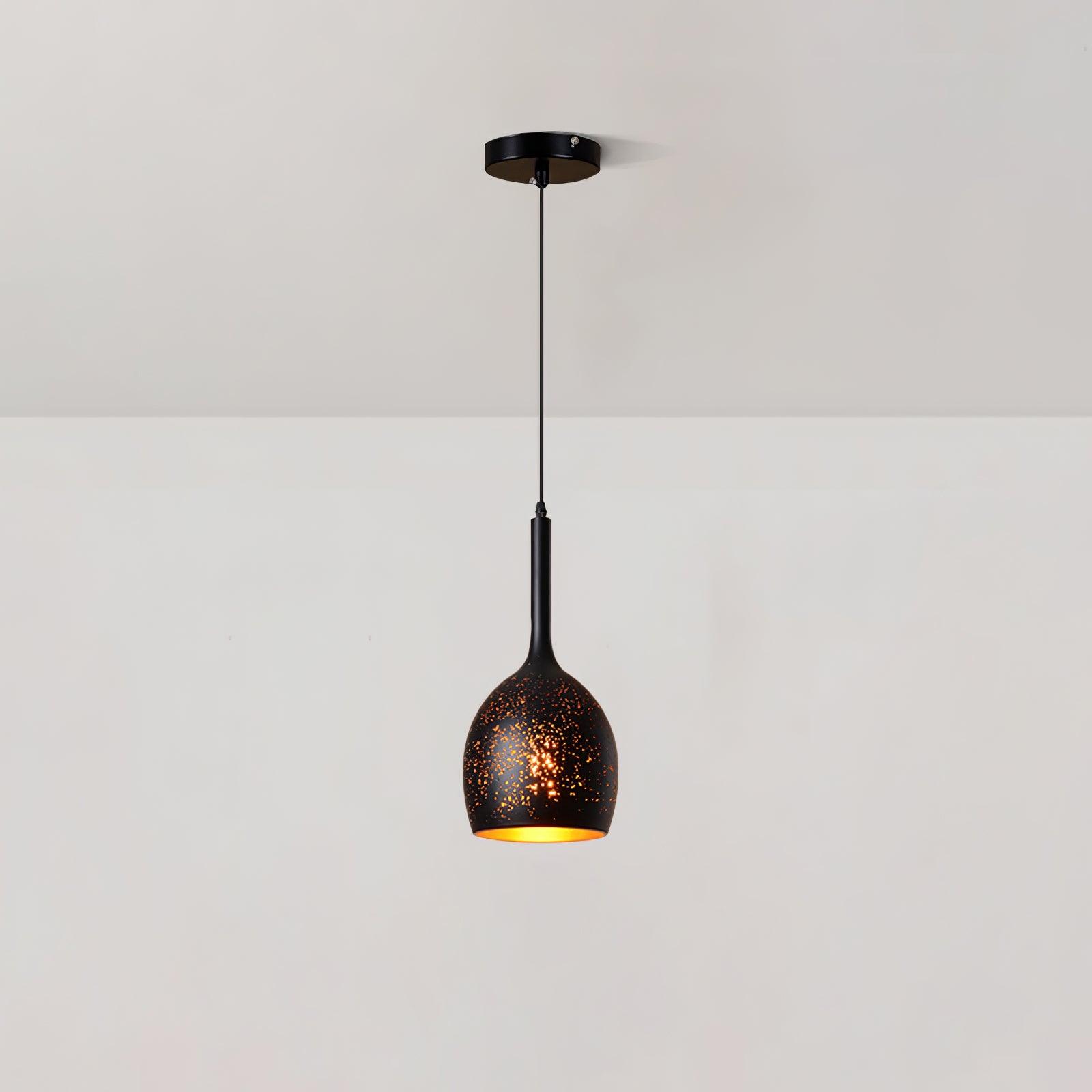 Perforated Ember Pendant