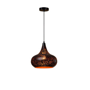 Perforated Ember Pendant