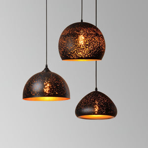 Perforated Ember Pendant