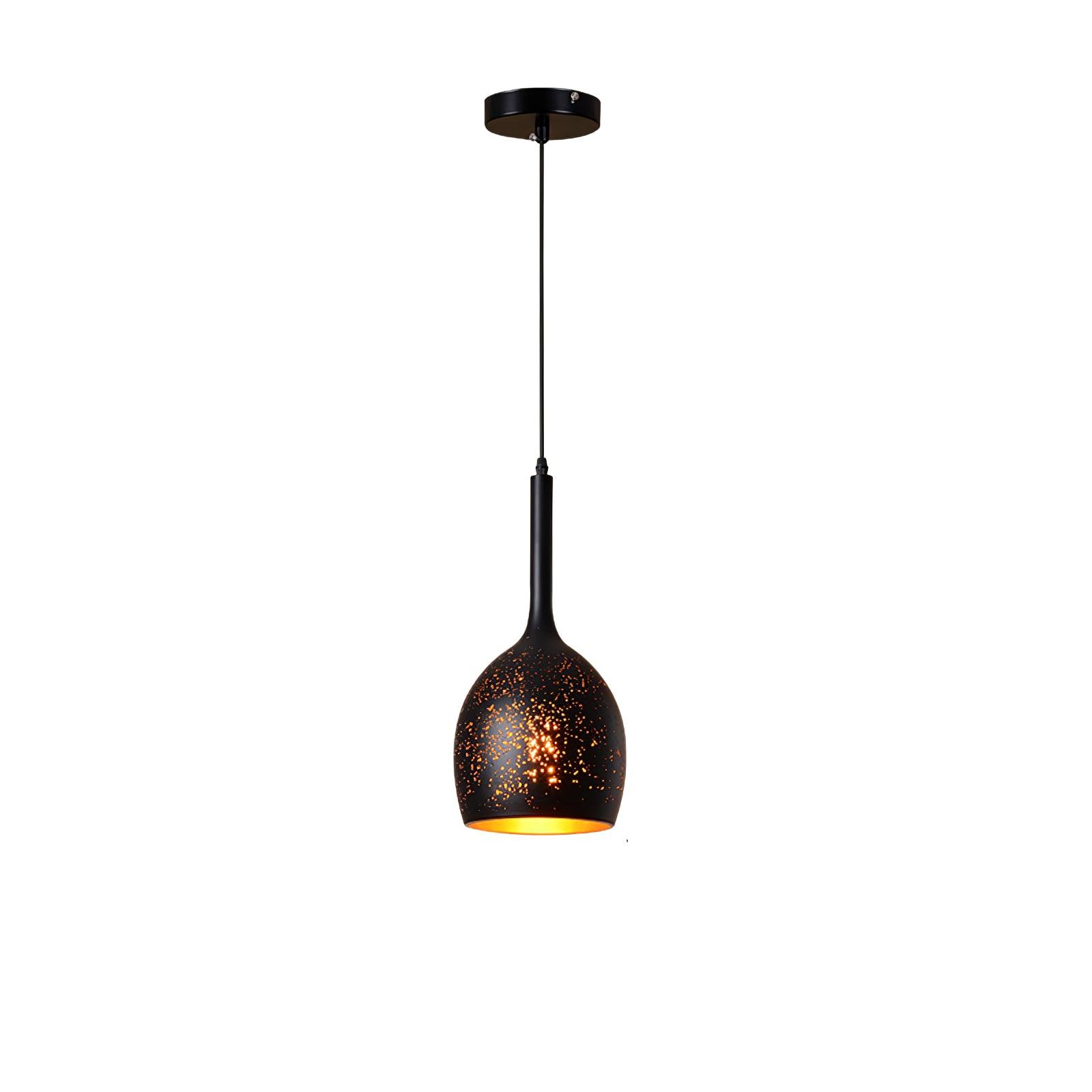 Perforated Ember Pendant