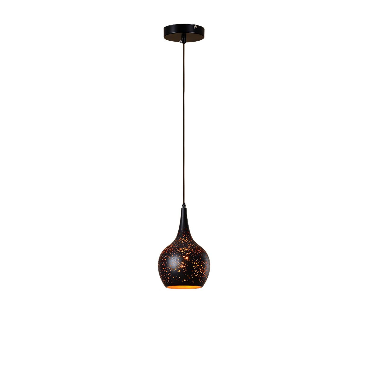 Perforated Ember Pendant