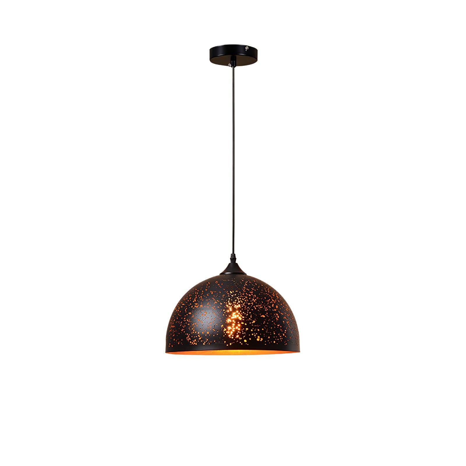 Perforated Ember Pendant