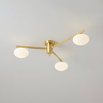 Brass Halo Chandelier