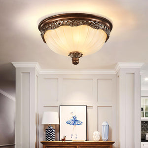 Bronze Glow Flush Light