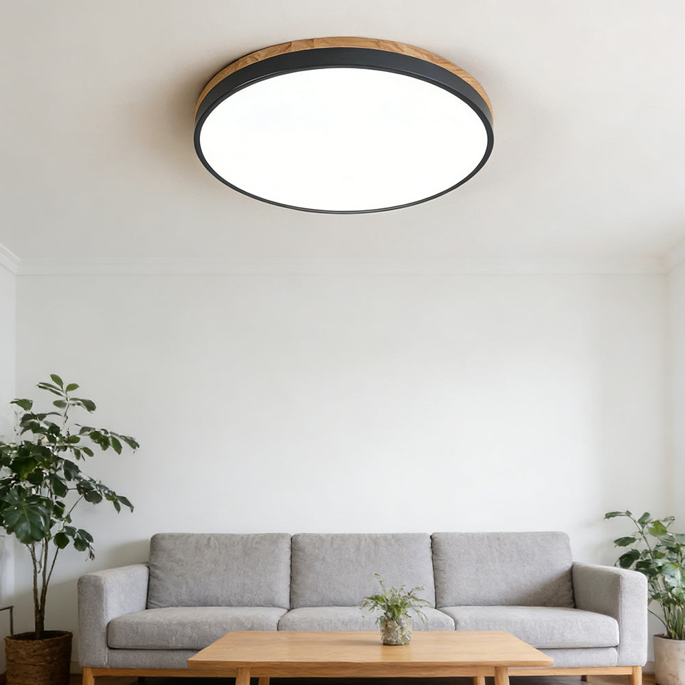 Nordic Halo Flush Light