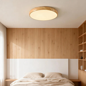 Walnut Grain Flush Light