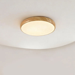Walnut Grain Flush Light