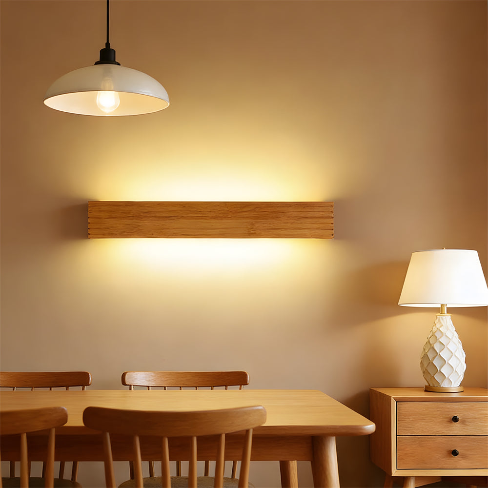 Floating Wood Sconce