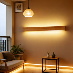 Floating Wood Sconce