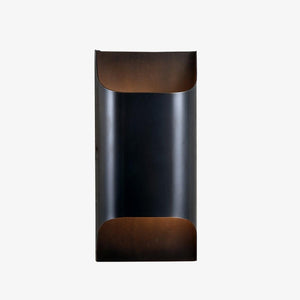 Curved Brass Sconce