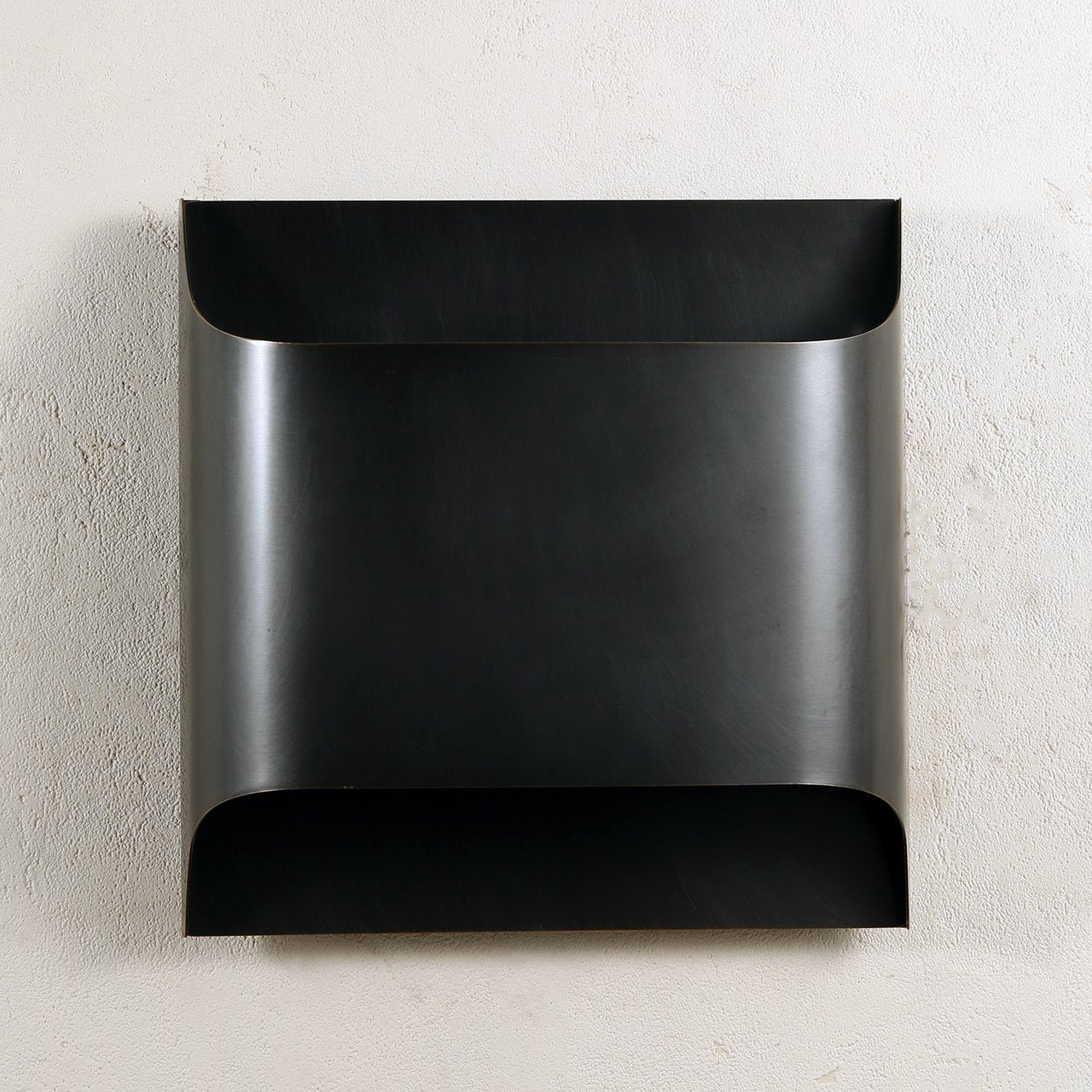 Curved Brass Sconce