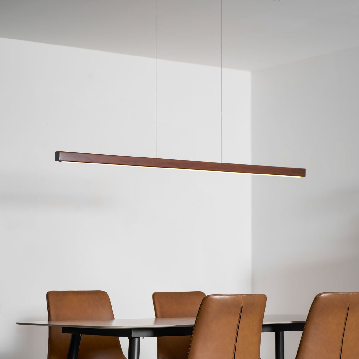 Linear Timber Pendant
