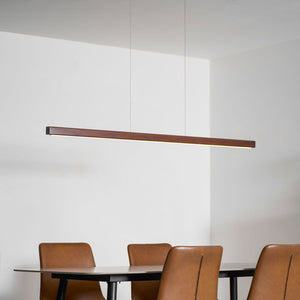 Linear Timber Pendant