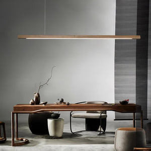 Linear Timber Pendant