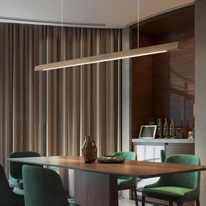 Linear Timber Pendant