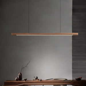 Linear Timber Pendant