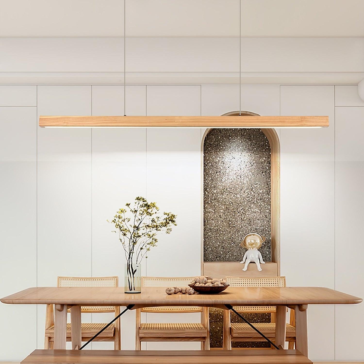 Linear Timber Pendant