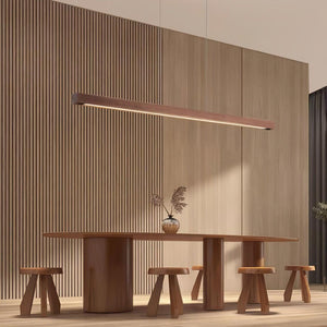 Linear Timber Pendant