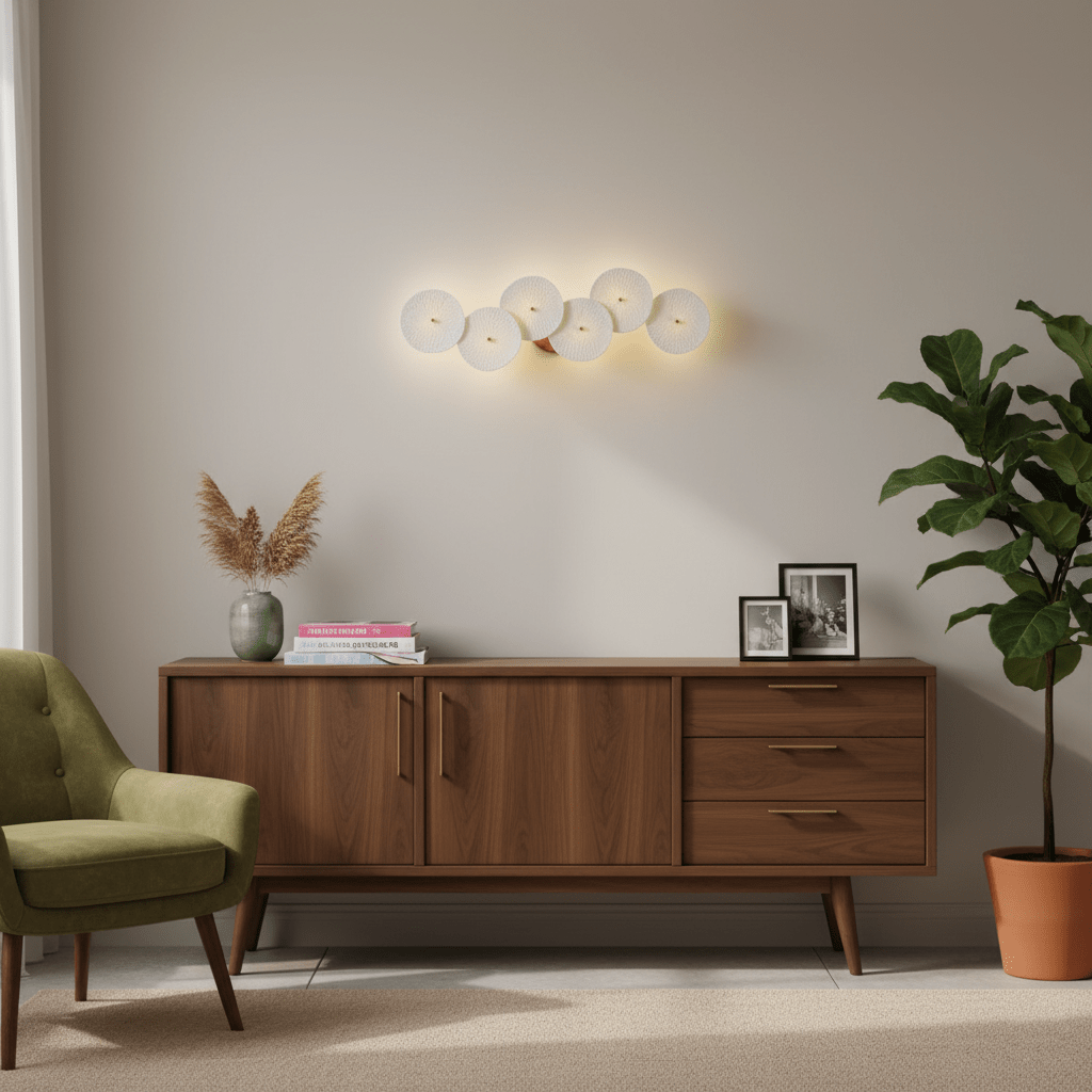 Lotus Bloom Wall Sconce