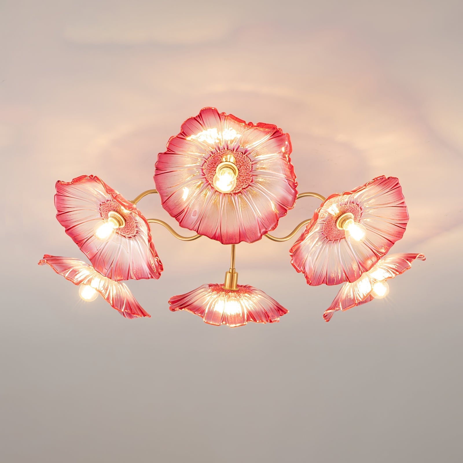 Lotus Bloom Ceiling Light